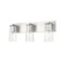Z-Lite Titus 3 Light Vanity, 24in. W x 9.5in. H, Brushed Nickel 826-3V-BN - alternate 1